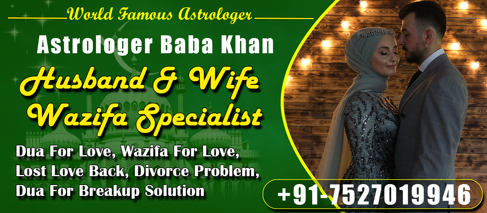 Astrologer Baba Khan    +91-7527019946